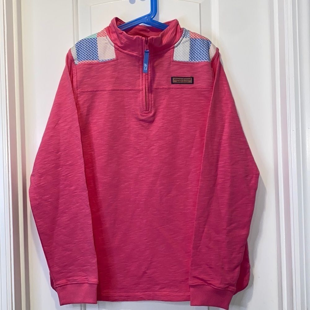 Vineyard vines sweater patchwork shoulder size XL